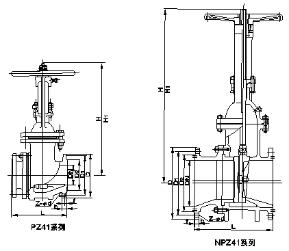 PZ41H-16C 排渣闸阀