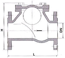 HQ41X 球型止回阀